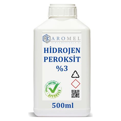 3 lük hidrojen peroksit saç